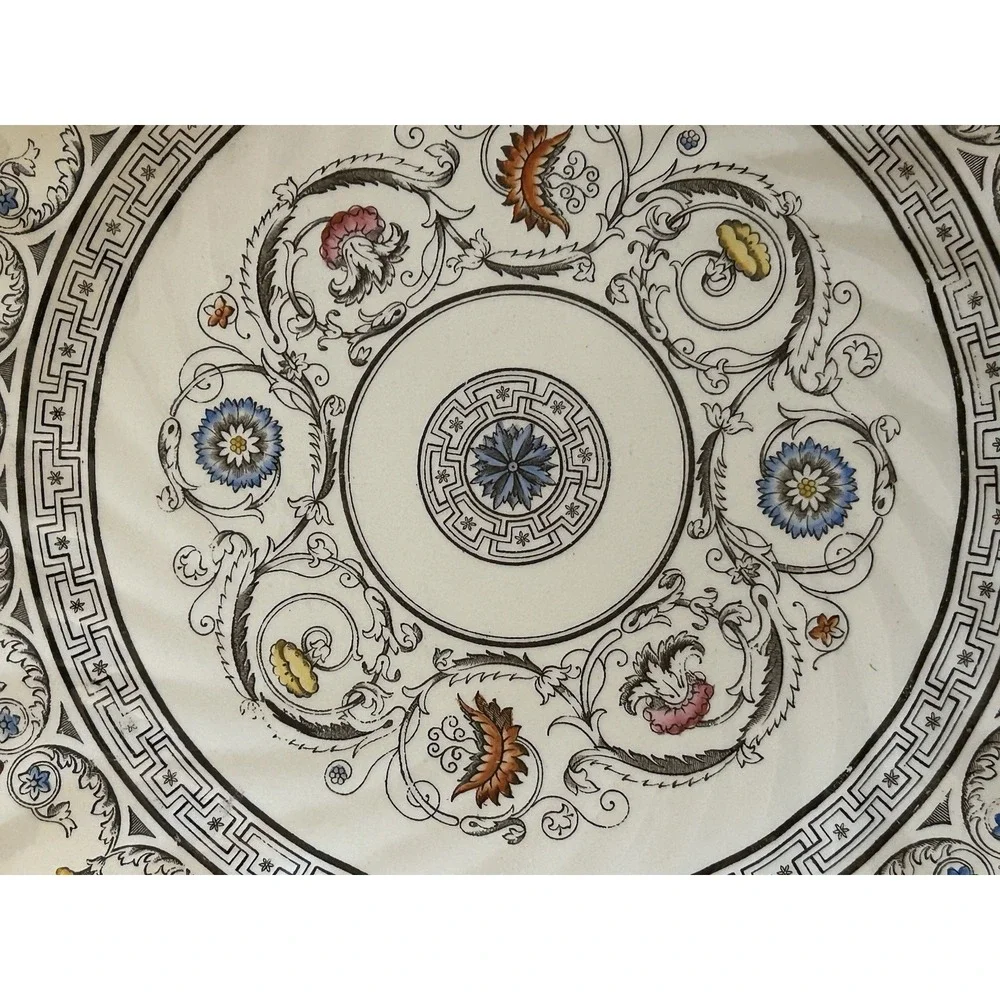 Copeland Spode Florence Earthenware Scalloped Dinner Plate 10
